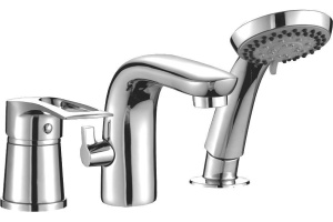 Смеситель для ванны Rossinka  хром (T40-39)