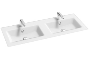 Раковина мебельная двойная Jacob Delafon Sherwood 120 белый матовый