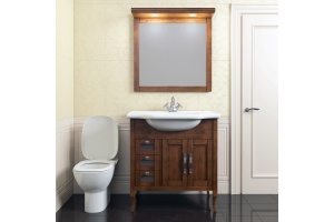 Зеркало Opadiris Мираж 80 светлый орех - 2