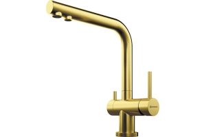 Смеситель Omoikiri Nagano PVD-G для кухонной мойки