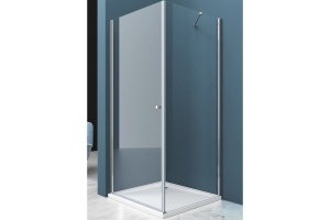 Душевой уголок BelBagno Etna 100х80 профиль хром стекло прозрачное