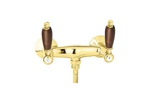 Смеситель для душа Cezares FIRST золото 24 карат (FIRST-DS-03/24-Bi) - 2