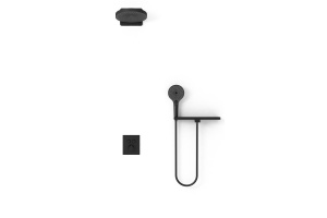 Душевой комплект Vincea Inspire с термостатом черный матовый - 2