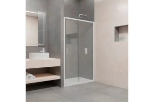 Душевая дверь RGW Passage PA-14W 130х195 профиль белый стекло прозрачное - 2