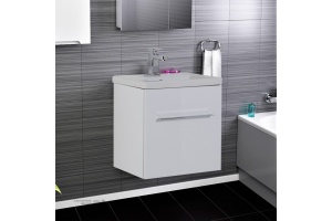 Тумба с раковиной Aquanet Порто 50 белая