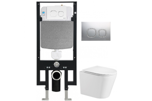 Комплект Weltwasser AMBERG 497 + SALZBACH 004 GL-WT + AMBERG RD-MT CR (10000006665)