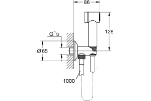Гигиенический душ Grohe Sena Trigger Spray 35 26329000 - 3