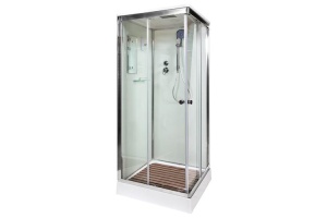 Душевая кабина Deto K 100х100 с электрикой, хром (K401SEL) - 2