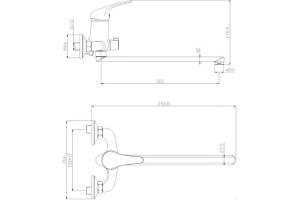 Смеситель Rossinka Y универсальный Y40-32 - 2