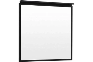 Зеркало Allen Brau Priority 80х75 с подсветкой черный матовый - 2