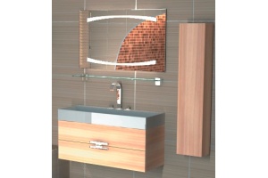 Шкаф-пенал Aqwella 5 stars Анкона П25/А акация - 2