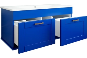 Тумба с раковиной Sanflor Ванесса 95 индиго (С15330) - 2