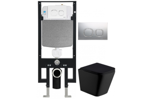 Комплект Weltwasser AMBERG 497 + GELBACH 004 MT-BL + AMBERG RD-CR (10000006604)