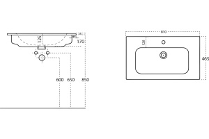 Раковина STWORKI 81 43081-KL - 2