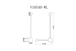 Накладной светильник Moderli Provo V10540-WL - 2