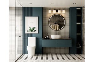 Унитаз ABBER Bequem AC1112TMW компакт белый матовый, безободковый - 2