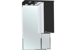 Зеркало-шкаф Bellezza Альфа 65 R черный