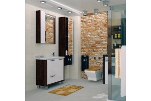 Зеркало-шкаф AQUATON Брайтон 100 венге - 3