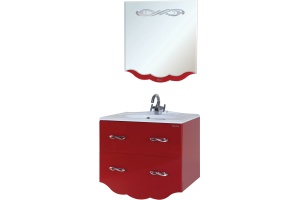 Мебель для ванной Bellezza Версаль 80 красная