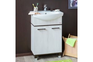 Тумба для комплекта Sanflor Толедо 60 венге, северное дерево светлое