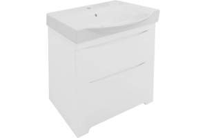 Тумба для комплекта Misty Элвис 85 белая - 3