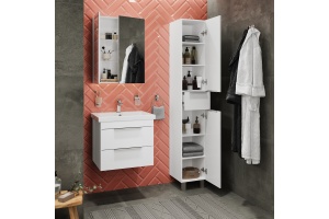 Шкаф-пенал STWORKI Копенгаген 195 R белый - 3