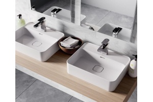 T296601 раковина на столешницу STRADA II Vessel с отверстием под смеситель /50х40/ (белый) - 3