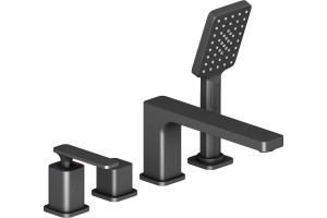 Смеситель Timo Torne 4330/03Y на борт ванны, черный