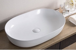 Раковина накладная BelBagno 61 белый (BB1348) - 2