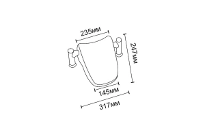 Подголовник для ванны Royal Bath Tudor белый - 2