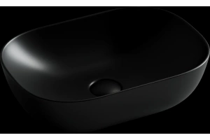 Раковина накладная Ceramica Nova Element 45.5х32.5 черная матовая