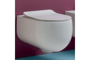 Сиденье для унитаза Kerasan Flo с системой микролифт, белый матовый (319130) - 2