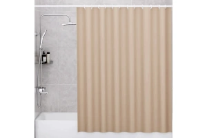 Штора для ванной Wasserkraft Vils 240х200 бежевый