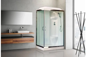 Душевая кабина Royal Bath HP 120х80 R стекло прозрачное задняя стенка белая - 2