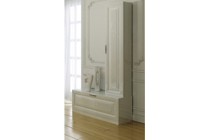 Тумба Aqwella 5 stars Империя Н8 белый глянец - 2