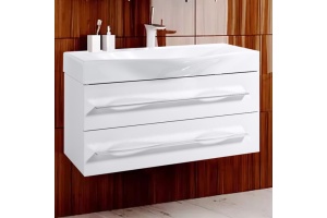 Тумба с раковиной Aqwella 5 stars Milan 100 подвесная, с ящиками - 2