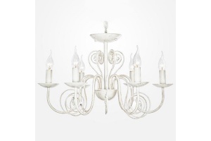 Подвесная люстра Eurosvet Tomas 60018/6 белый с золотом