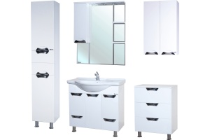 Тумба для комплекта Bellezza Белла Люкс 75 белая - 2