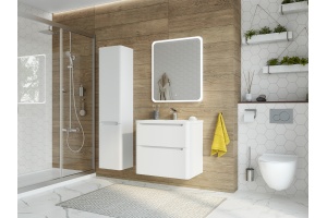 Тумба с раковиной STWORKI Монтре 70 белая - 3