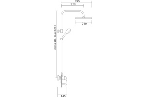 Душевая стойка Veragio Triumph VR.TRM-9915.CR хром - 3