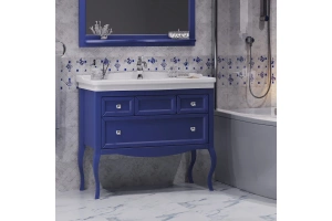 Тумба под раковину Opadiris Валери 105 синяя - 3