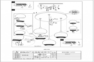 Подвесная светодиодная люстра Eglo Conessa 95913 - 2