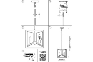 Люстра на штанге Lightstar Regolo 713447 - 3