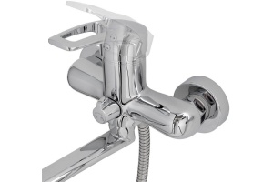 Смеситель для ванны с длинным изливом с керамическим дивертором Carlow Plus, IDDIS, CRPSBL2i10WA - 3