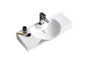 Раковина подвесная CeramaLux 70 см белый (STR4280C)