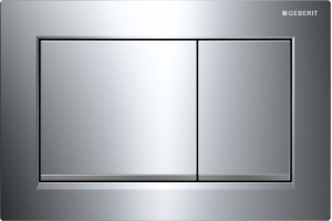 Кнопка смыва Geberit Omega 30 115.080.KH.1 хром/матовый хром
