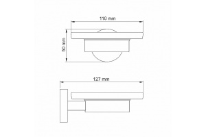 Мыльница WasserKRAFT Asphe подвесная розовое золото - 3