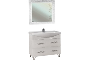 Мебель для ванной Bellezza Маргарита 105 белая