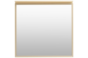 Зеркало Allen Brau Priority 80х75 с подсветкой латунь матовый