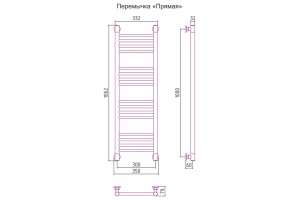 Полотенцесушитель водяной ДР 